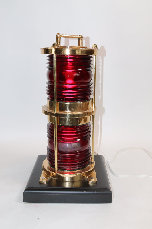 Solid Brass Ships Navigation Signal Lantern – Lannan Gallery