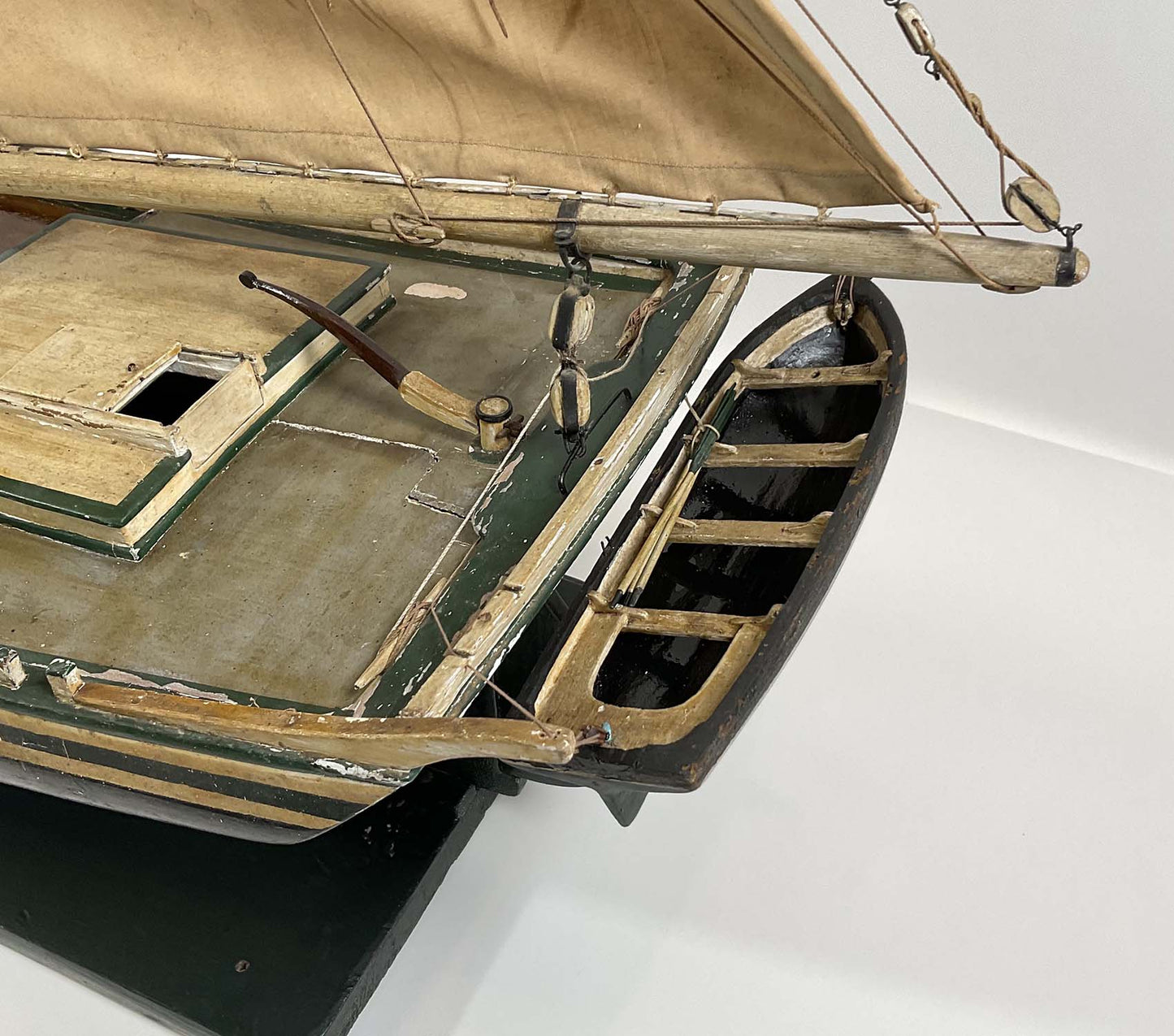 Model Of The Oyster Sloop Fanny Fern Of Quincy Mass