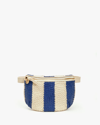 Fanny Pack Natural Rustic with Black and Cream Desert Stripes