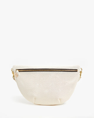 Clare V. Grande Fanny Bag in Tan Rattan