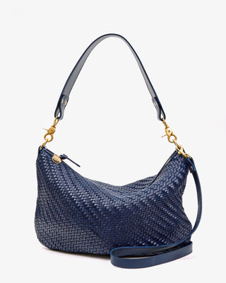 Clare V. Grosgrain in Chain Shoulder Strap Royal Blue