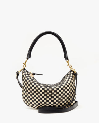 Clare V. Poche Black & Woven Cream Checker — Aggregate Supply