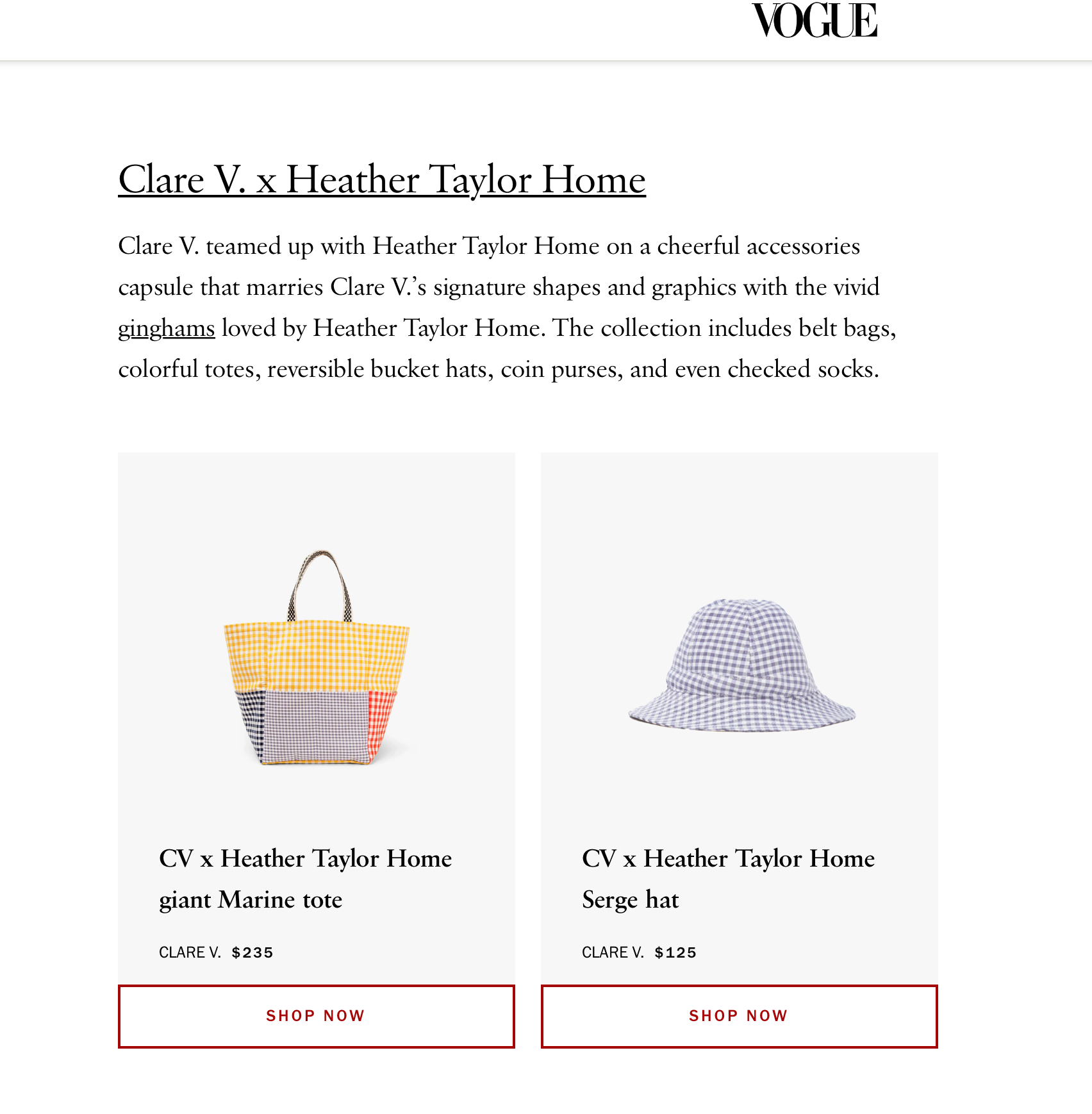 Vogue.com – Clare V.