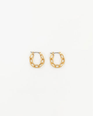 Extra Small Bold Hoop Earrings 14K Gold - Kinn