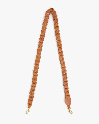 Clare V. Box Chain Crossbody Strap in Brass - Bliss Boutiques