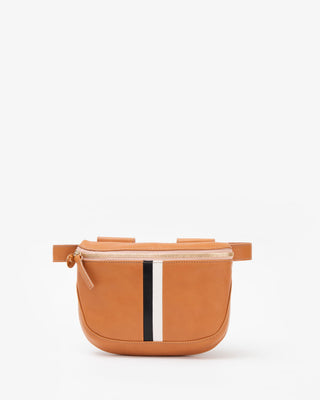 Simple Tote Cognac Perf Suede | Clare V.