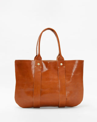 Le Box Tote in Cuoio Perf by Clare V. exclusive at The Shoe Hive