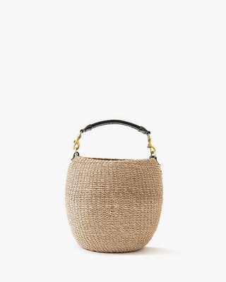 Clare V. Simple Tote in Plum Rattan – Serafina