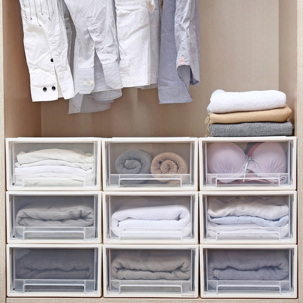 Closet Organizer - Stackable Storage Box Drawer - Bedroom Organizer ...