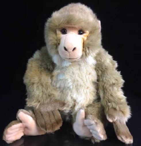 white monkey stuffed animal