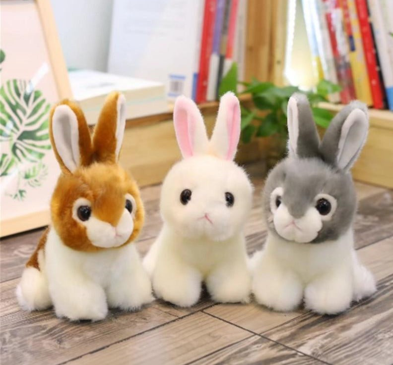 realistic stuffed bunny