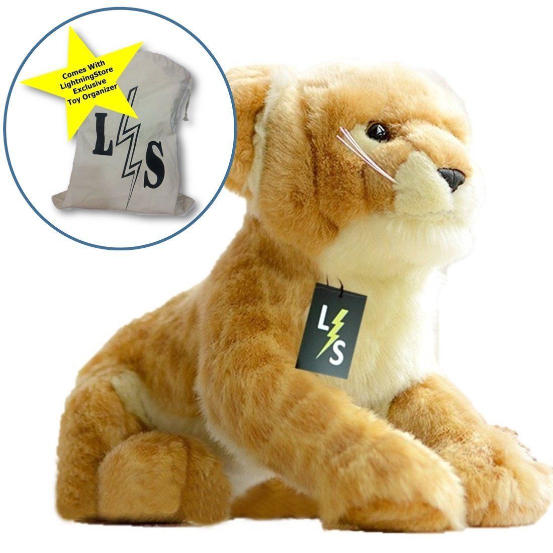 realistic lion stuffed animal