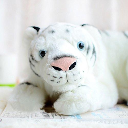 white siberian tiger stuffed animal