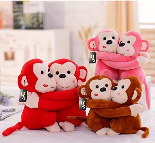 hugging monkeys stuffed animals