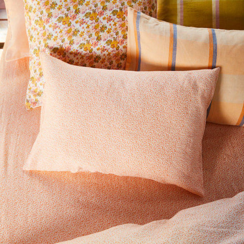 Sage + Clare Ajo Linen Pillowcase Set - Melon