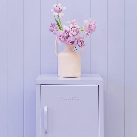 Mustard Locker - the Shorty in Lilac