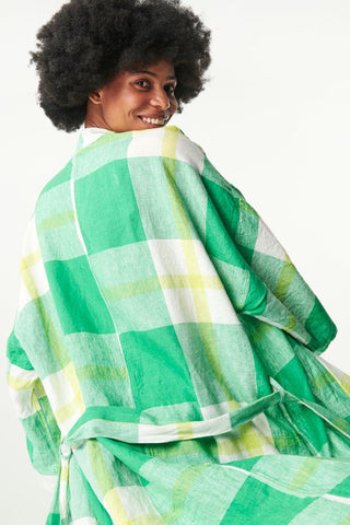 Society of Wanderers Zest Check Robe