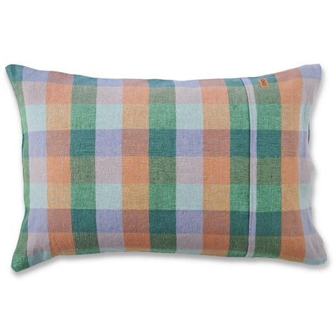 Kip & Co Skyline Tartan Linen Pillowcase Set