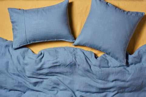 Kip & Co Washed Denim Linen Pillowcase Set