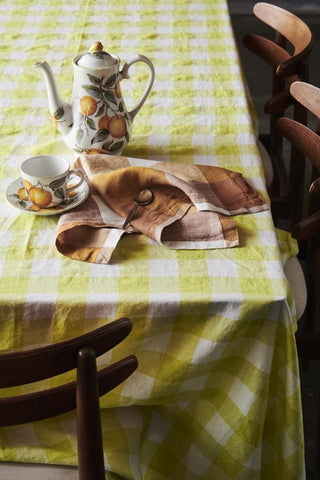 Society of Wanderers Limoncello Linen Tablecloth