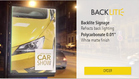 Back Lite - Sign substrate options for your business - The Loyal Brand