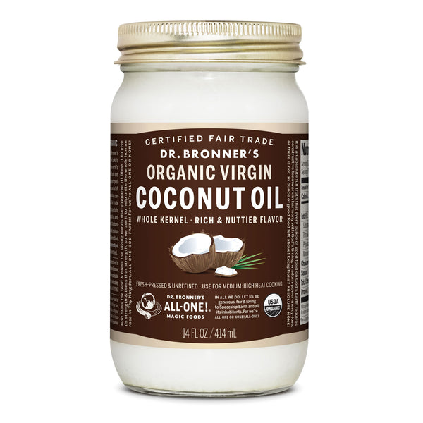 Whole Kernel Organic Virgin Coconut Oil – Dr Bronner Ireland