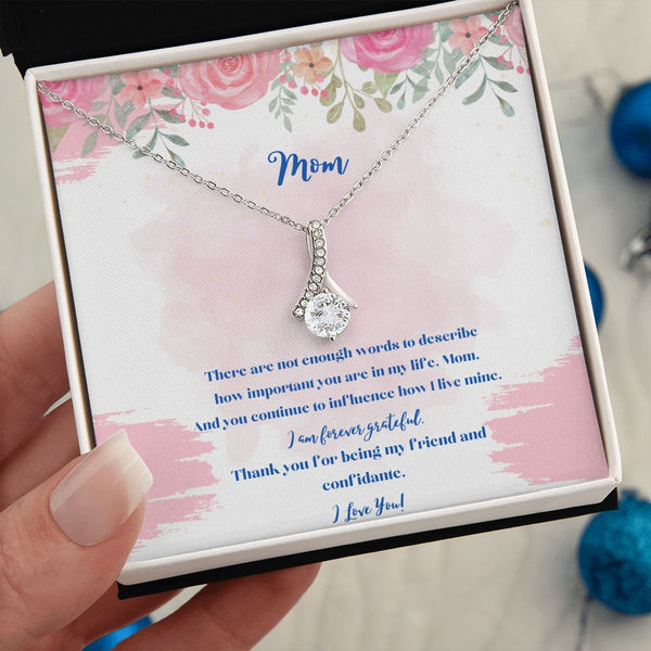 Forever Grateful Mom Necklace