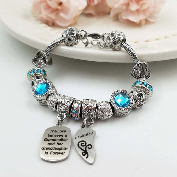 Grandmother Granddaughter Unending Love Bracelets | Bella's Yard