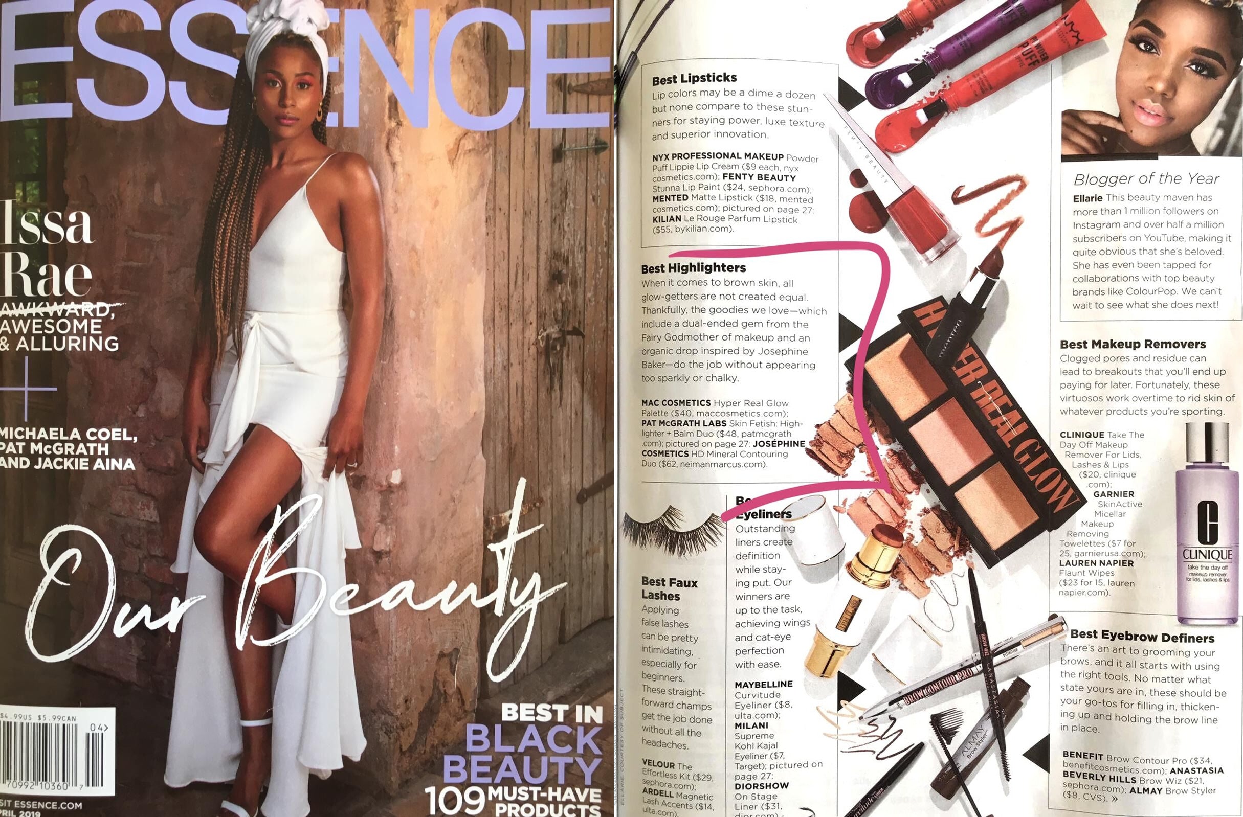 Josephine Cosmetics Essence Magazine Black Beauty Awards Feature