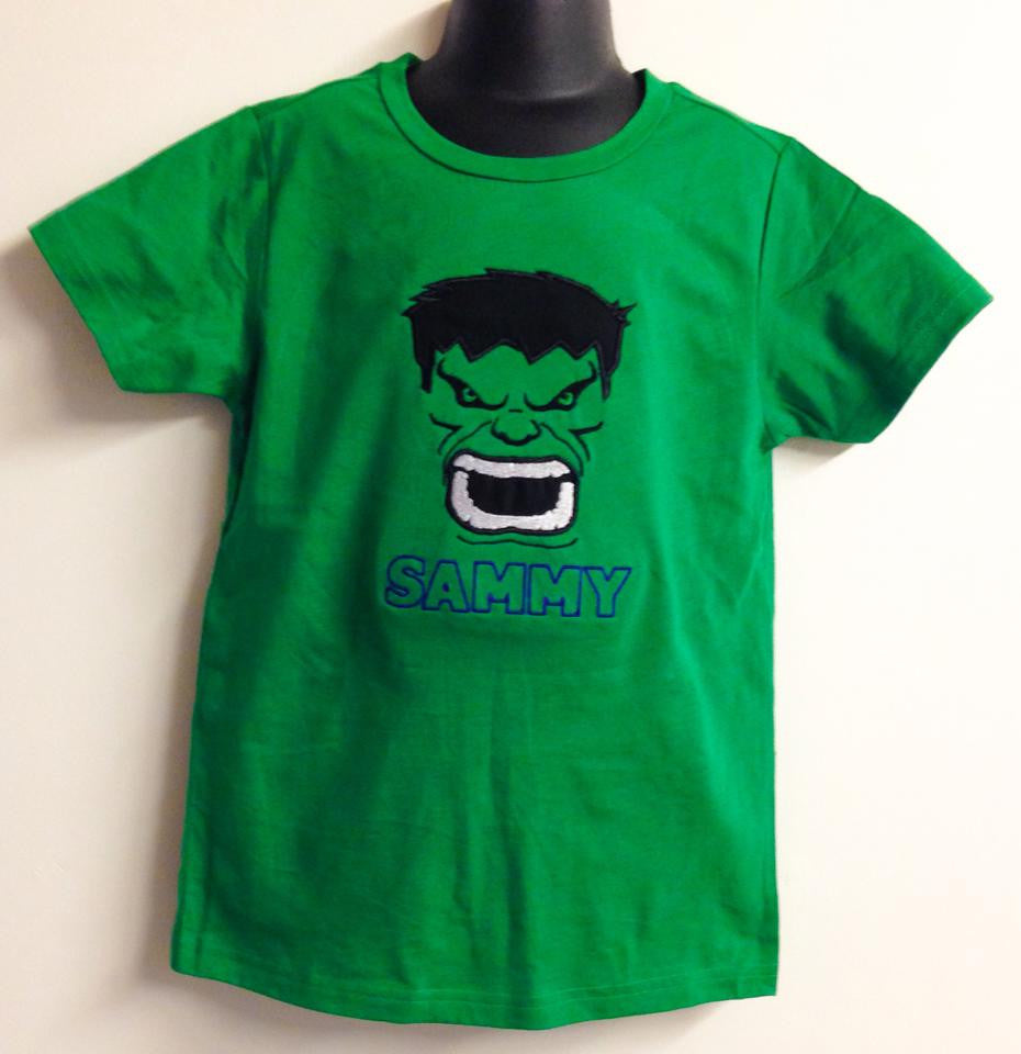 Personalized Green Hulk Design – TheTinyCloset