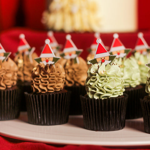 Christmas Chocolate Candy Cupcakes | Christmas Cake Delivery