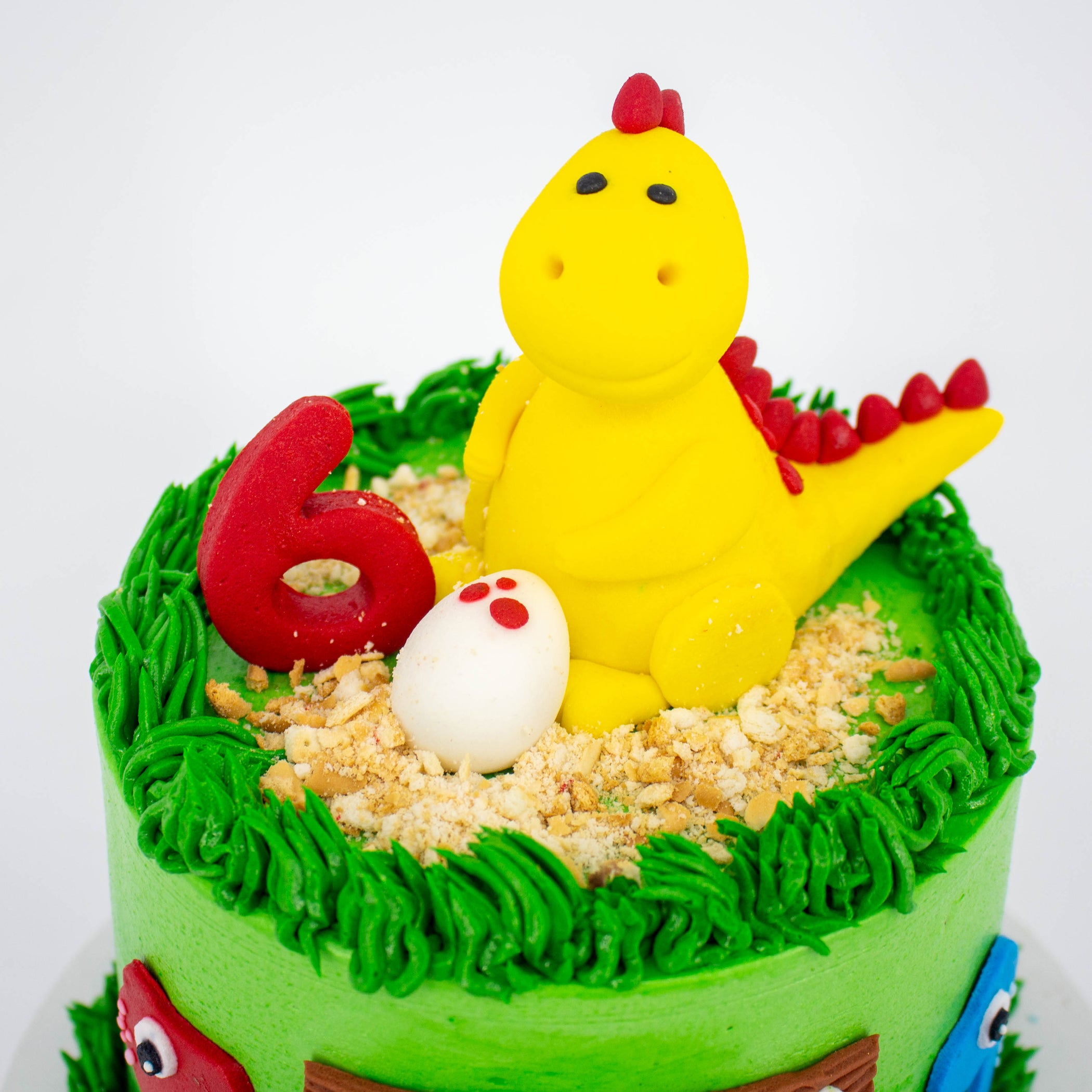Cute Dinosaur Cake 