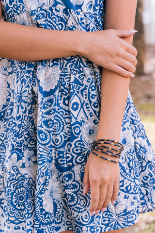 Budhagirl Veda braclets in Navy from Findlay Rowe