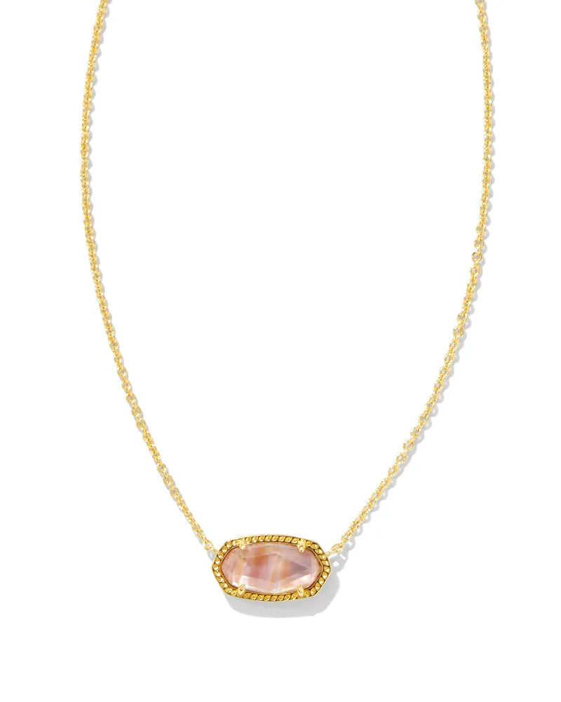 Lab Grown White Diamond Toi et Moi Large Pendant Necklace in 14k Yellow  Gold | Kendra Scott