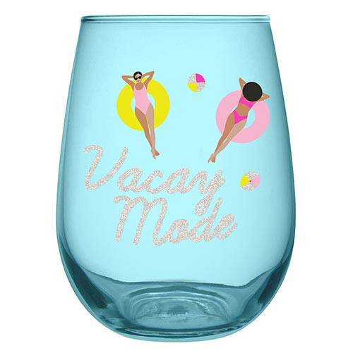 Cute Giraffe Glasses Stemless Wine Glass