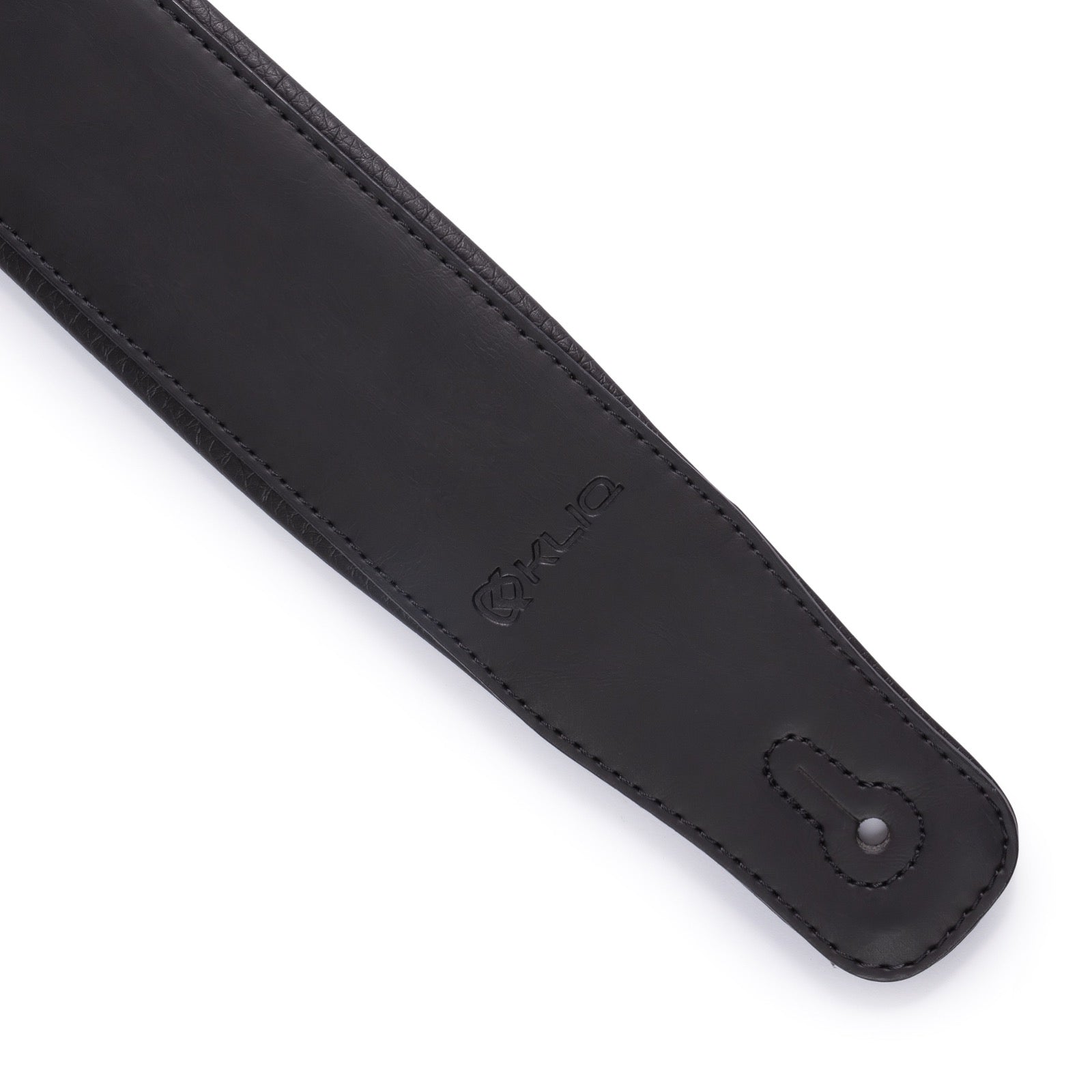 Premium Padded Leather Guitar Strap, for Electric and Bass, BLACK ...