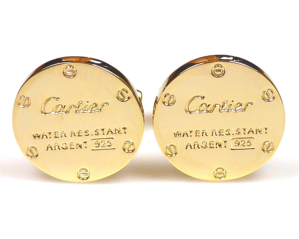 cartier 18k cufflinks