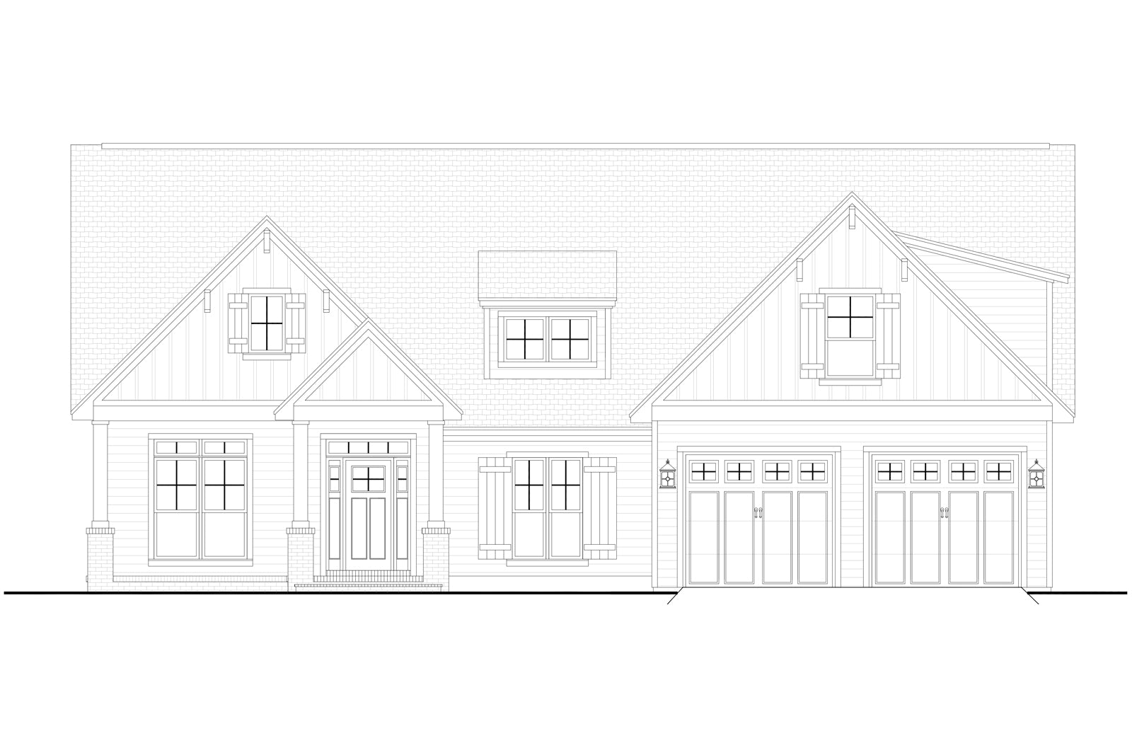 Wonderful Craftsman House  Plan  with Many Features House  