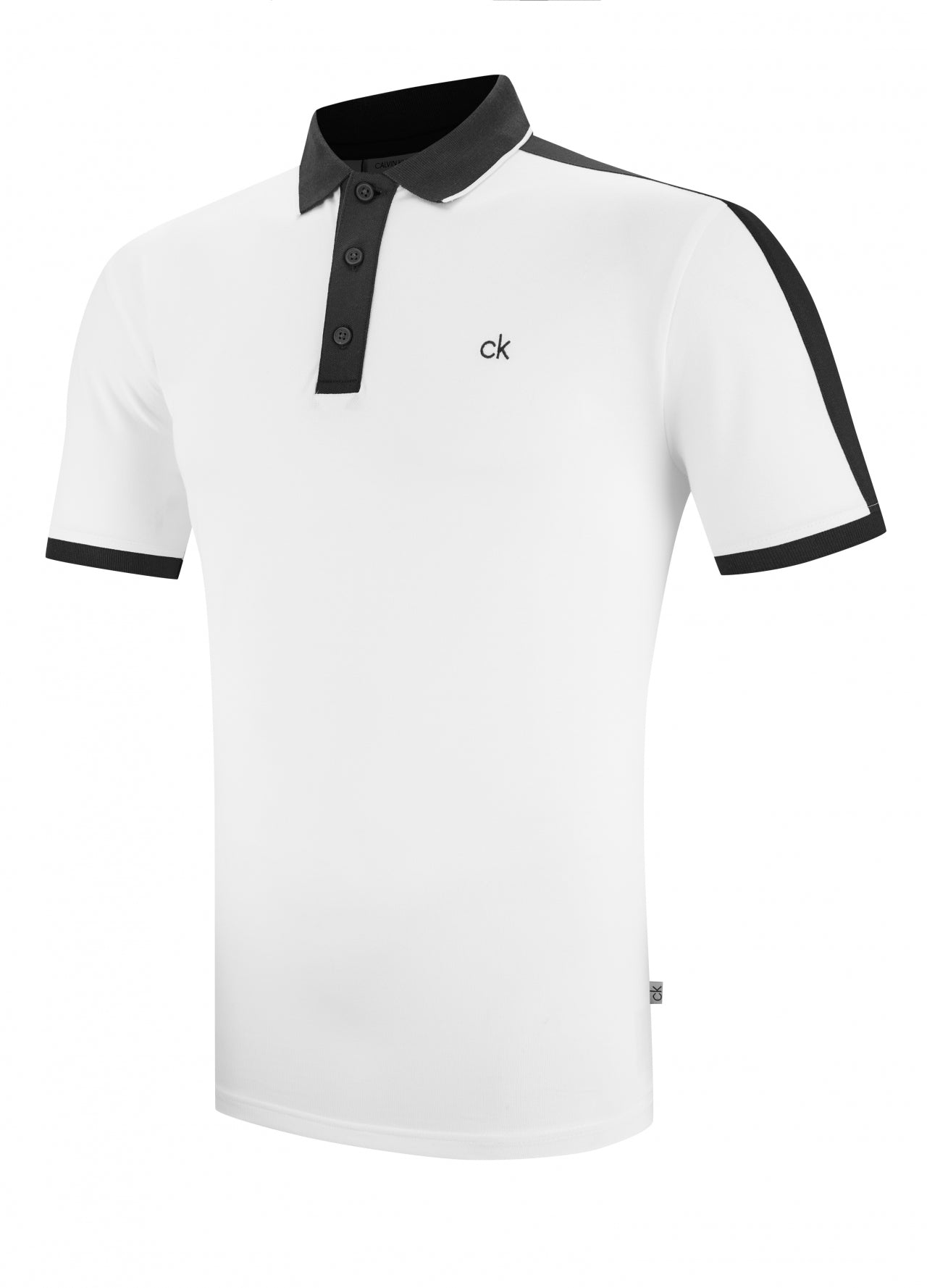 Calvin Klein Mens Golf Drytech Contrast Polo Shirt - C9630 - Just Golf  Online