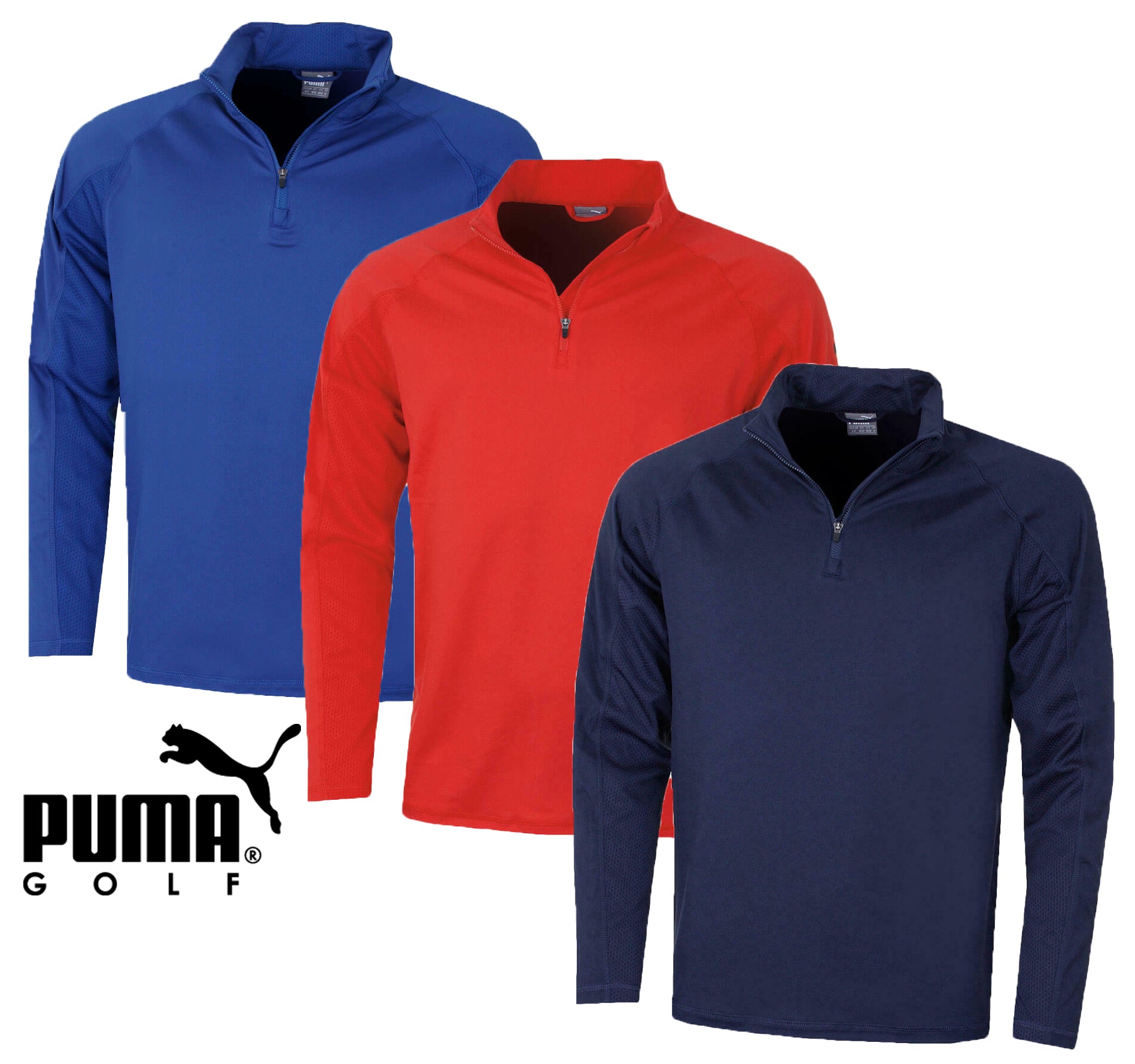 Puma Golf Mens Core 1/4 Zip Cresting 