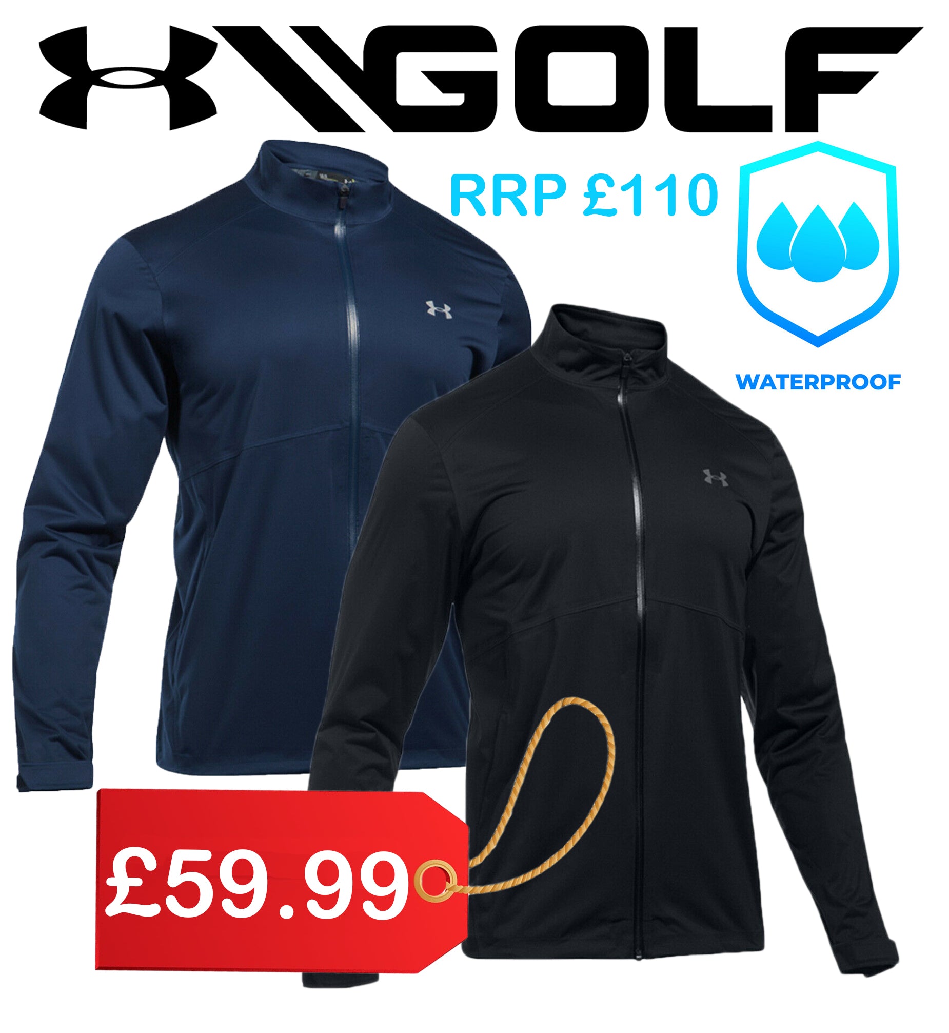 under armour golf storm 3 waterproof jacket