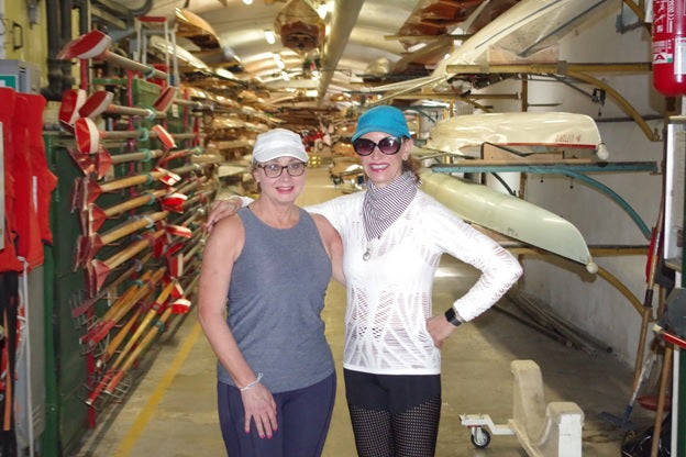Debra Murray and Mary Frates traveled to Italy to row in the 43<sup>rd</sup> annual Vogalonga Regatta in Venice.