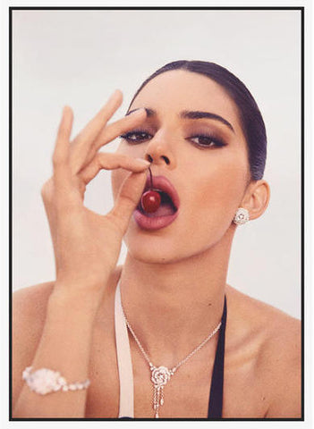 Kendall wears Gel Color Lip + Cheek in PULSE