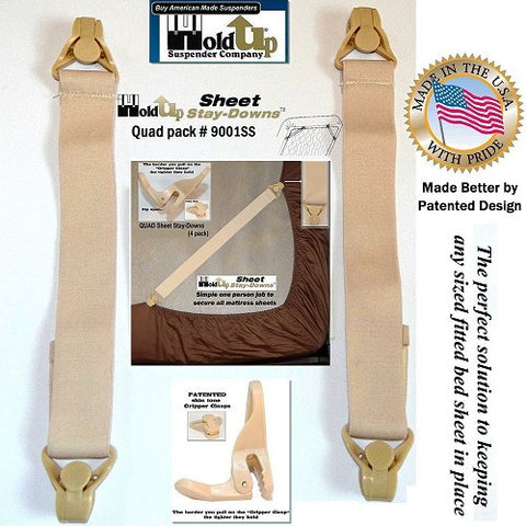 Holdup Stay-Down Sheet Straps – Holdup-Suspender-Company