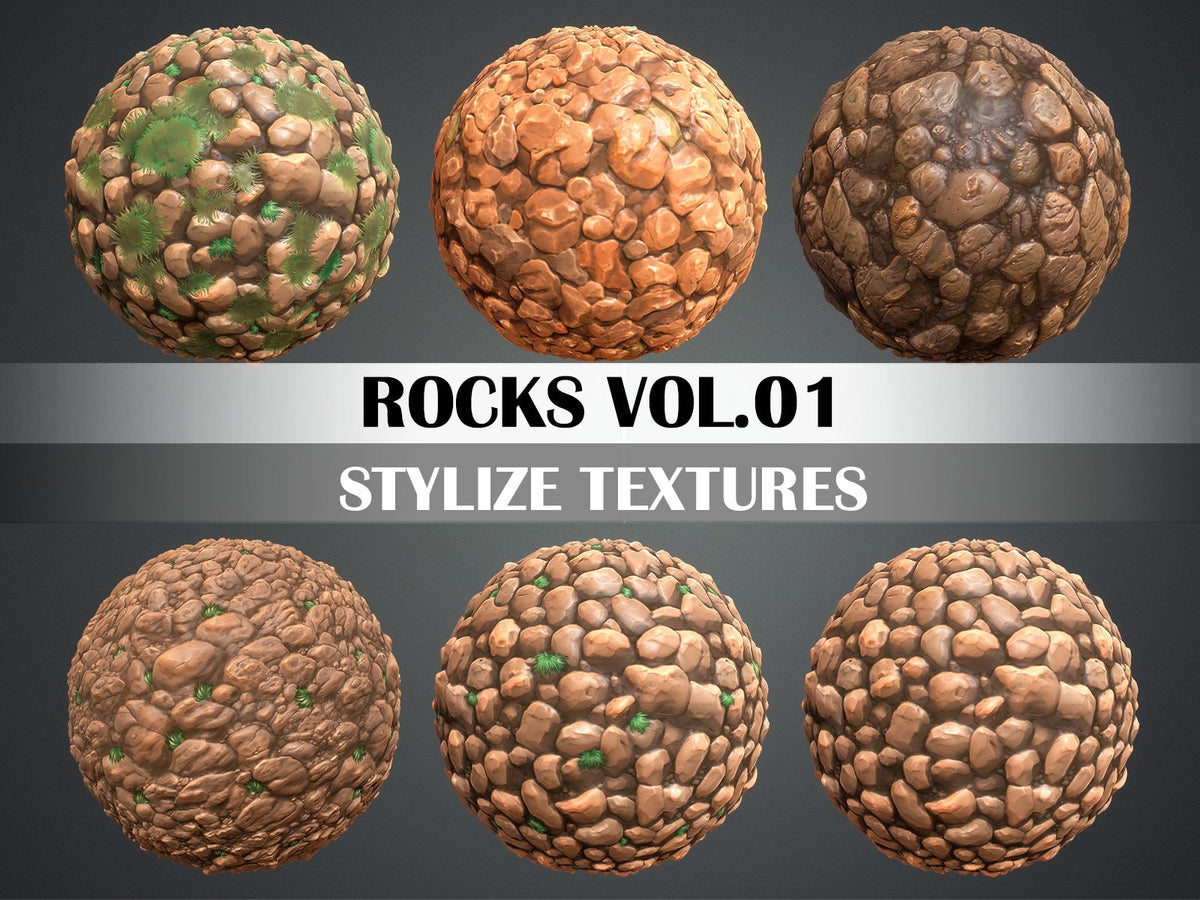 Stylized Texture Pack - VOL 1 – LowlyPoly
