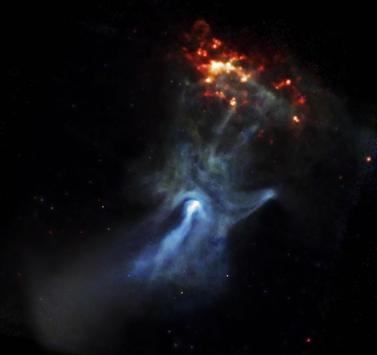 Chandra X-Ray Observatory Hand of God