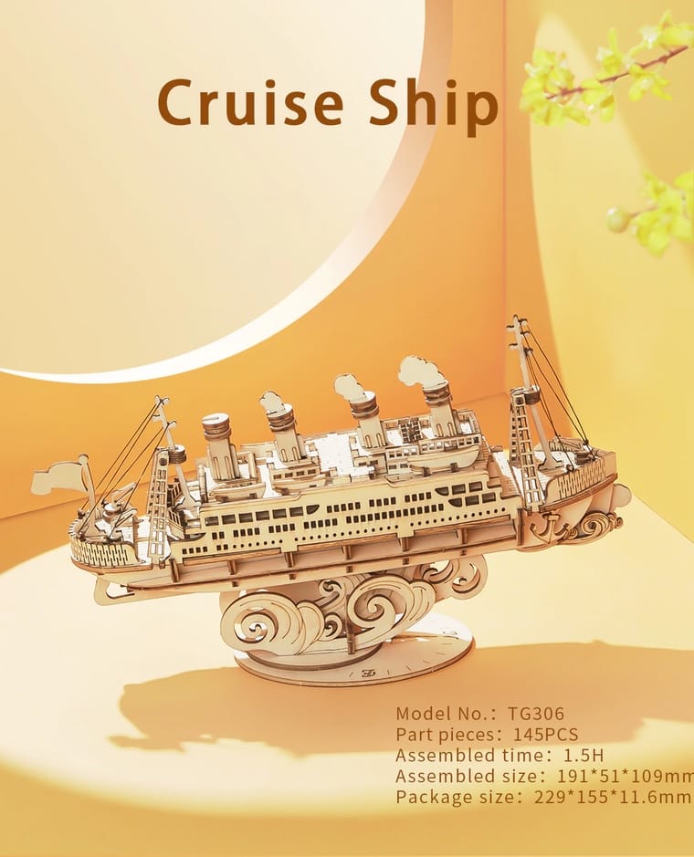 Robotime Cruise Ship finished
