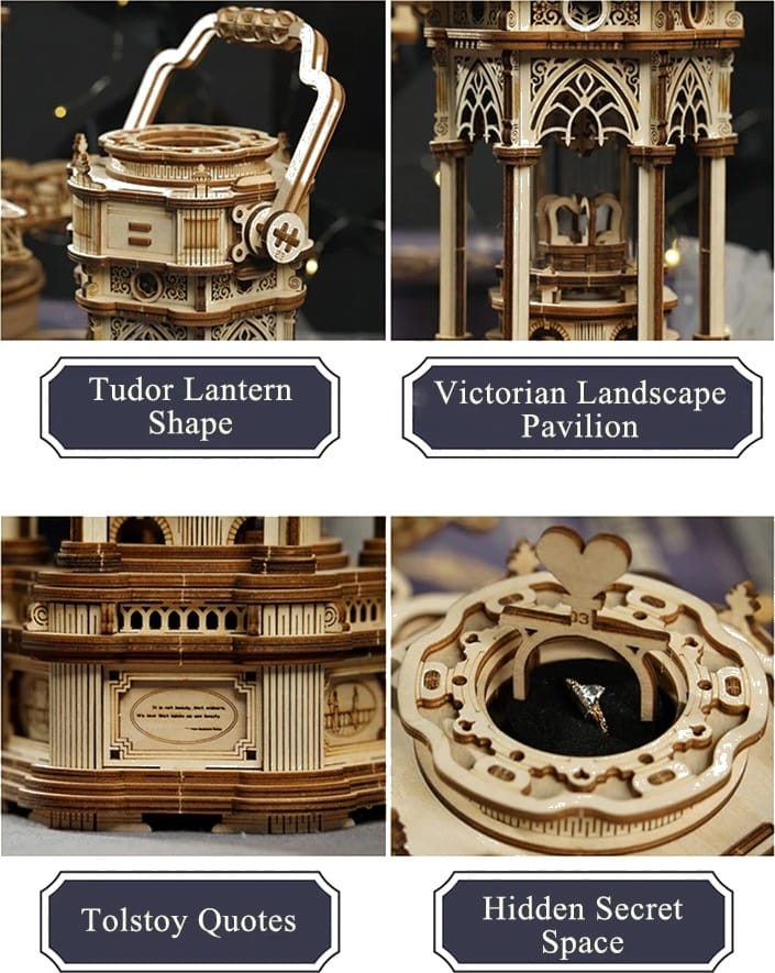 Robotime Victorian Lantern features