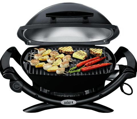 Weber Ice Blue Lumin Electric Grill