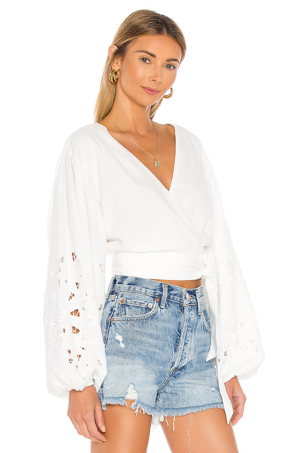 Kian Top in White – TULAROSA (a Revolve Group company)